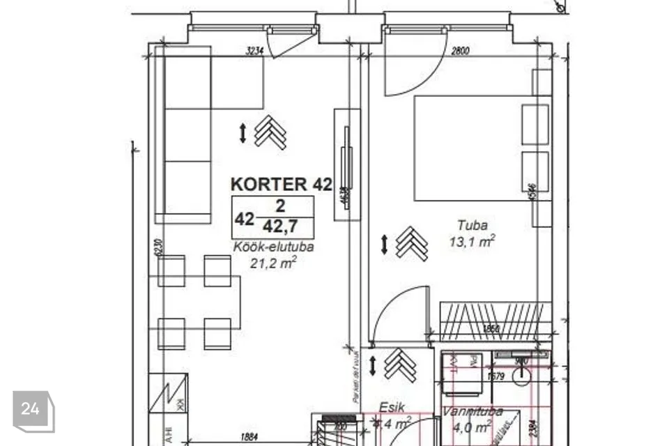 2-toaline Korter  -  Tallinn, Haabersti linnaosa - foto 5