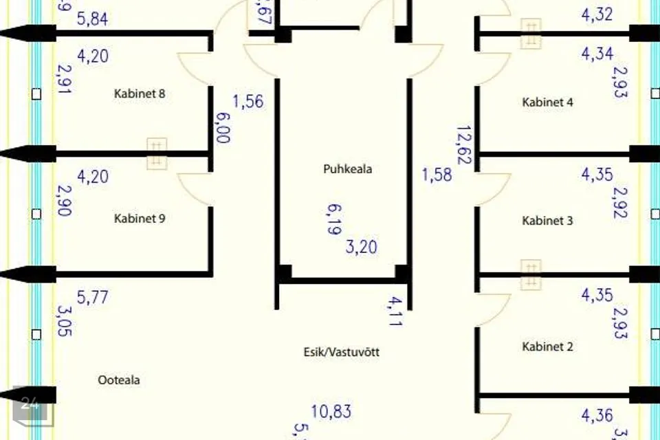 Büroo või Teenindus, 261 m² Äripind  -  Tallinn, Kesklinna linnaosa - foto 5