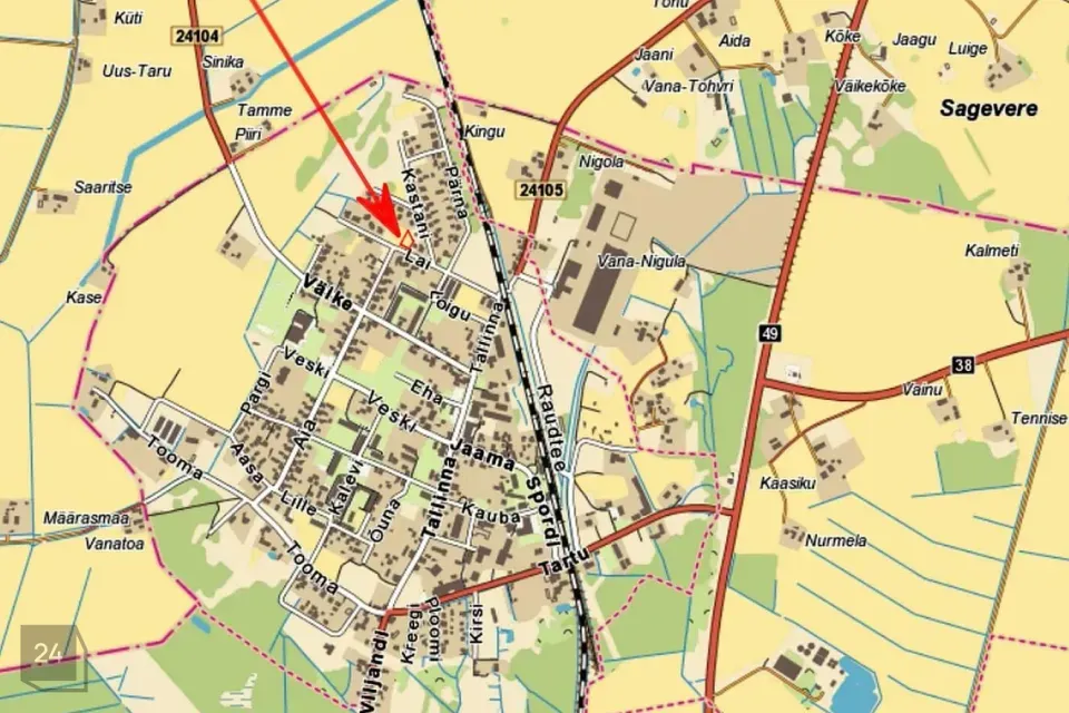 Elamumaa, 1343 m² Maa  -  Põhja-Sakala vald, Võhma linn - foto 2