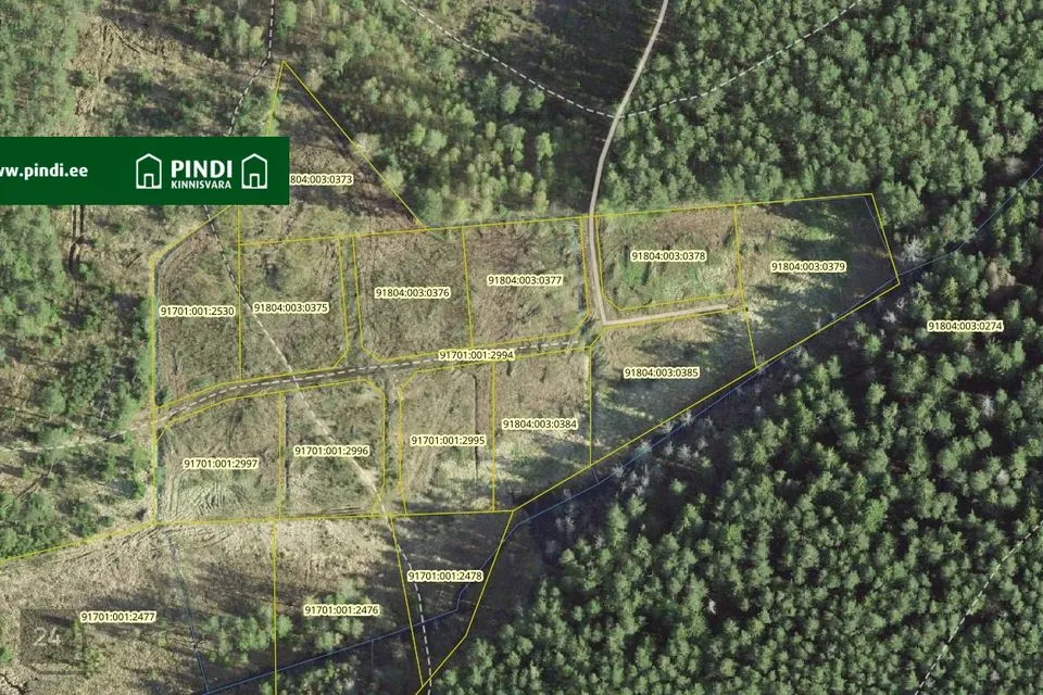Земля жилой застройки, 1224 m² участок в Võru vald, Meegomäe küla - фото 2