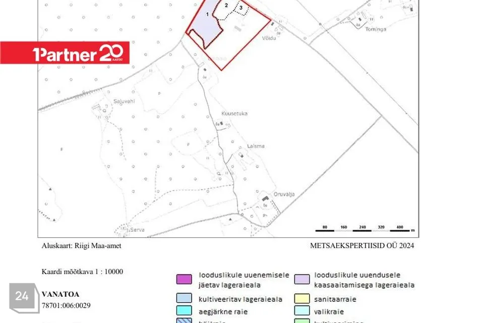 Maatulundusmaa, 51876 m² Maa - Tapa vald, Põdrangu küla - foto 5