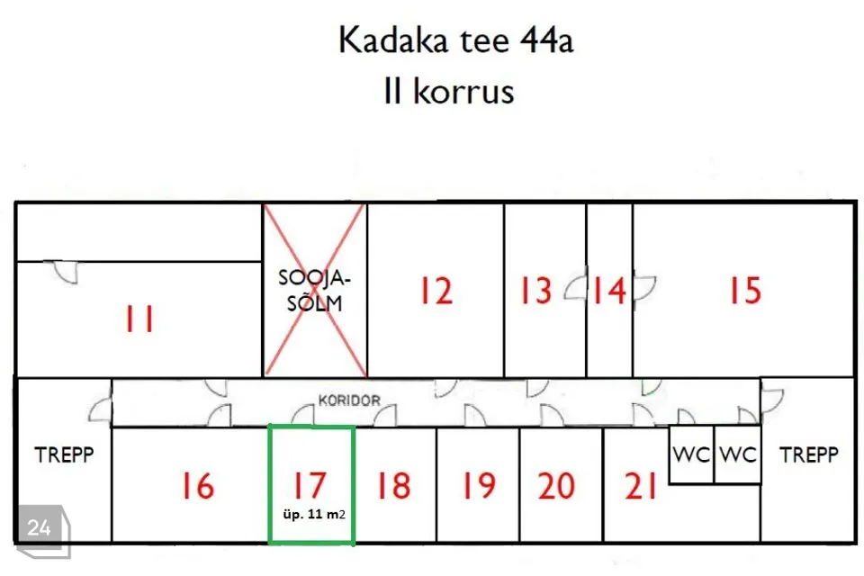 Büroo või Kaubandus, 11 m² Äripind  -  Tallinn, Mustamäe linnaosa - foto 5