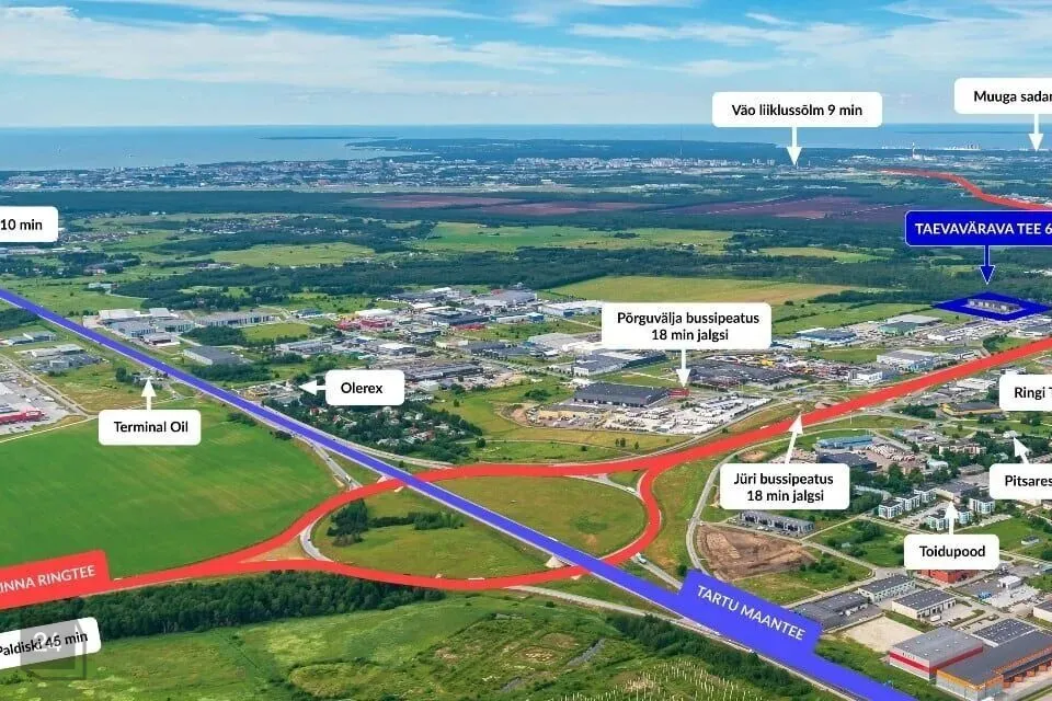 Tootmismaa või Ärimaa, 14651 m² Maa - Rae vald, Lehmja küla - foto 2