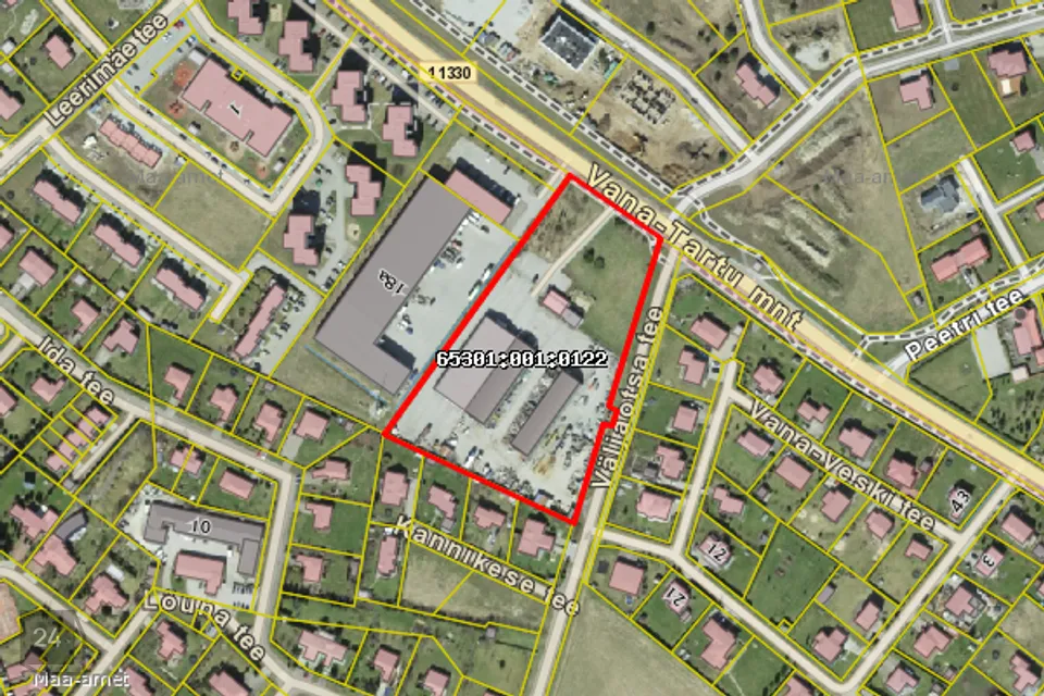 Земля производственного назначения, 1000 m² участок в Rae vald, Järveküla - фото 2
