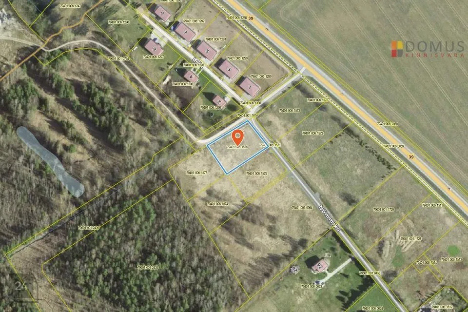 Земля жилой застройки, 2047 m² участок в Tartu vald, Vahi alevik