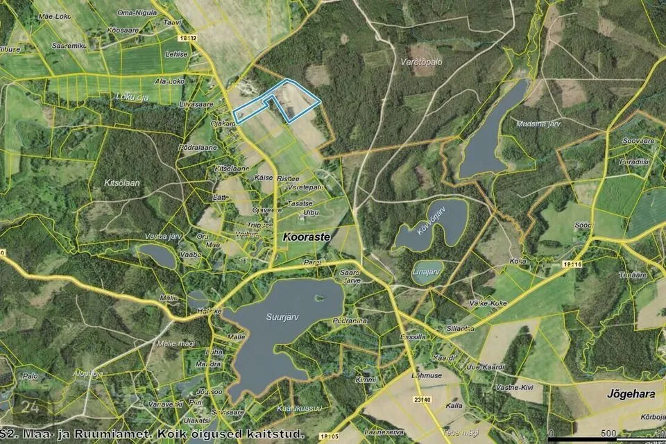 Maatulundusmaa, 81636 m² Maa  -  Kanepi vald, Kooraste küla - foto 2