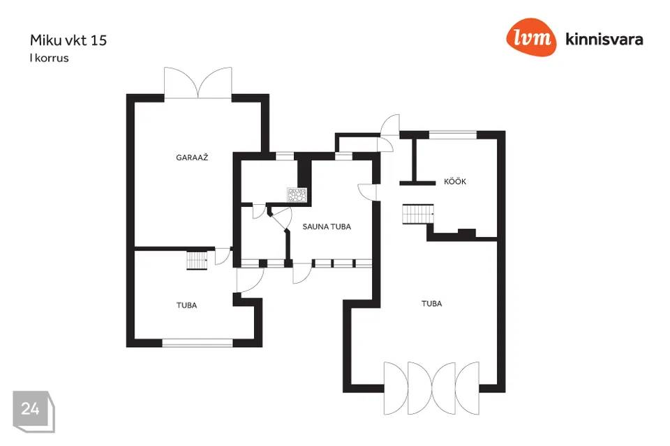 4-toaline Maja - Saarde vald, Metsaääre küla - foto 2