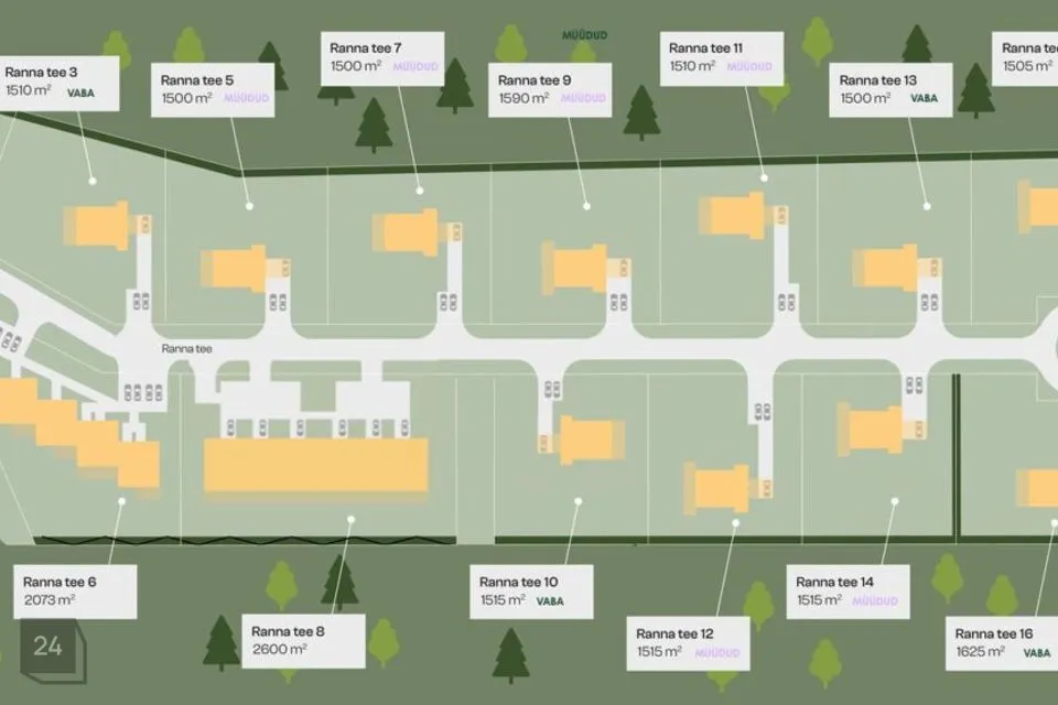 Земля жилой застройки, 1500 m² участок в Anija vald, Aegviidu alev - фото 5