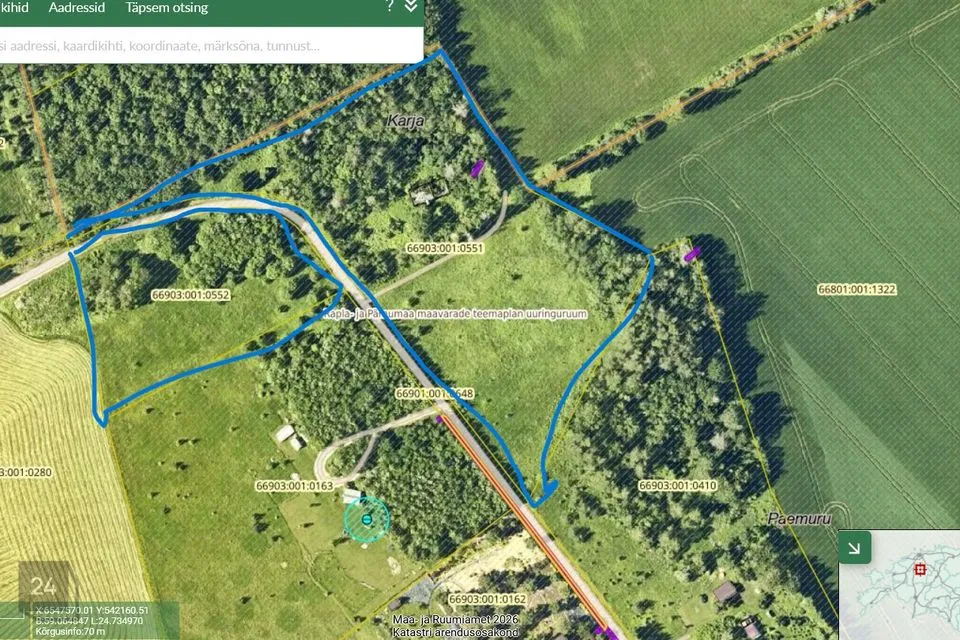 Maatulundusmaa, 25469 m² Maa  -  Rapla vald, Seli-Nurme küla - foto 2