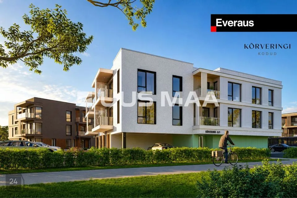 2-комнатная Квартира в Tartu vald, Kõrveküla alevik