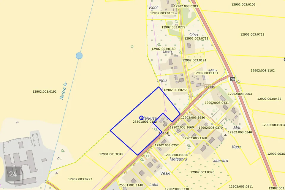 Maatulundusmaa, 23393 m² Maa  -  Järva vald, Orgmetsa küla