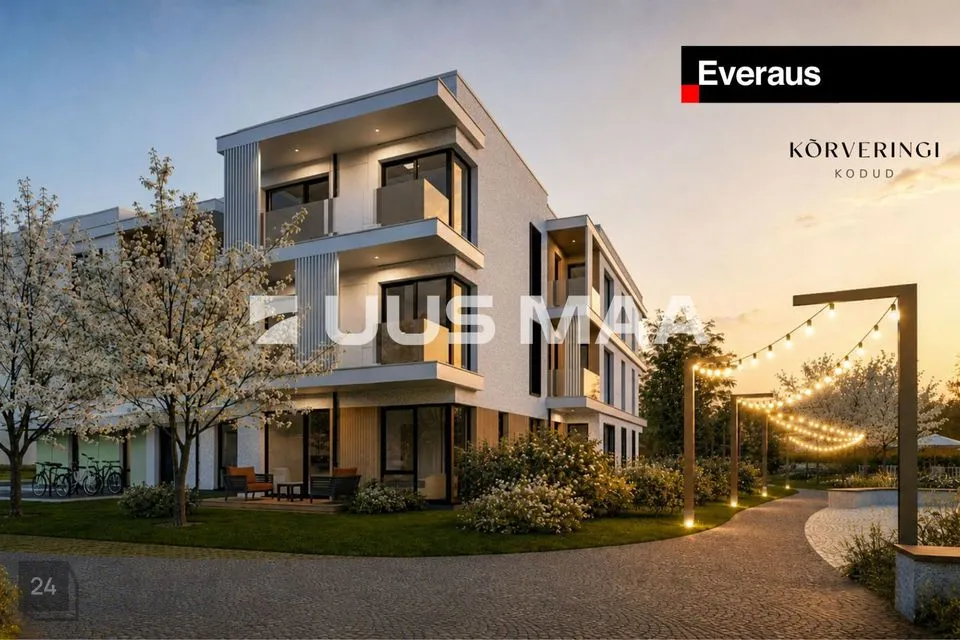 2-комнатная Квартира в Tartu vald, Kõrveküla alevik