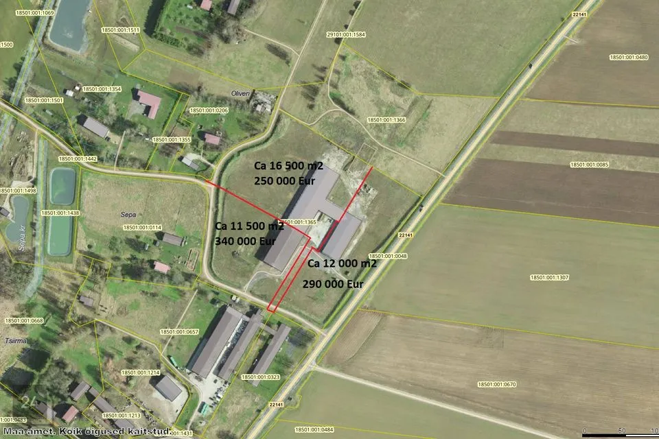 Tootmine või Ladu, 1107 m² Äripind  -  Kastre vald, Aardla küla - foto 2