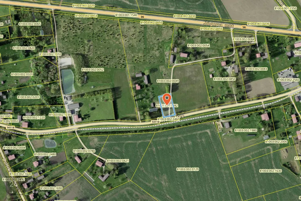 Земля жилой застройки, 1387 m² участок в Jõgeva vald, Torma alevik
