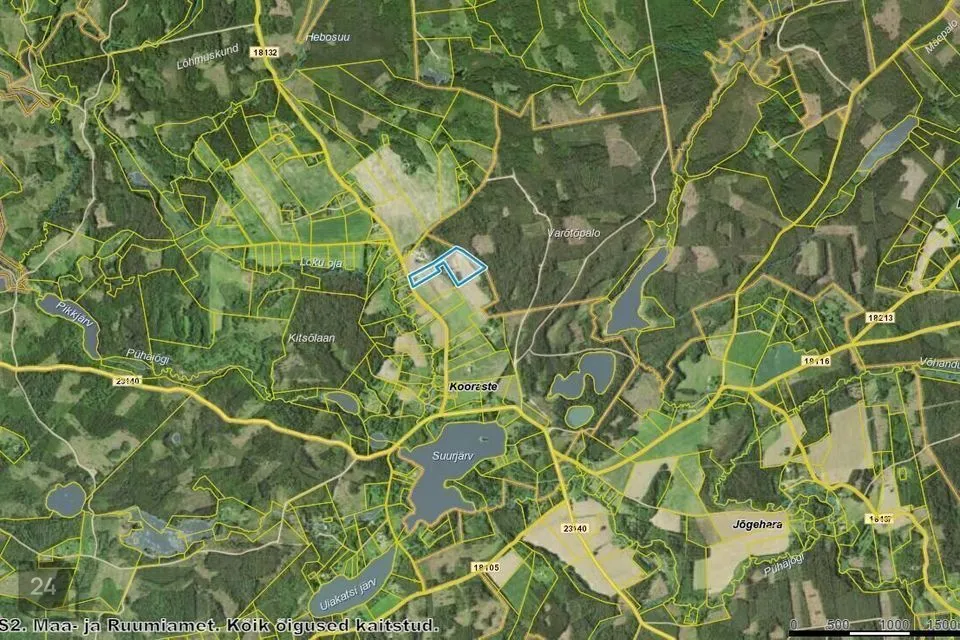 Maatulundusmaa, 81636 m² Maa  -  Kanepi vald, Kooraste küla - foto 3