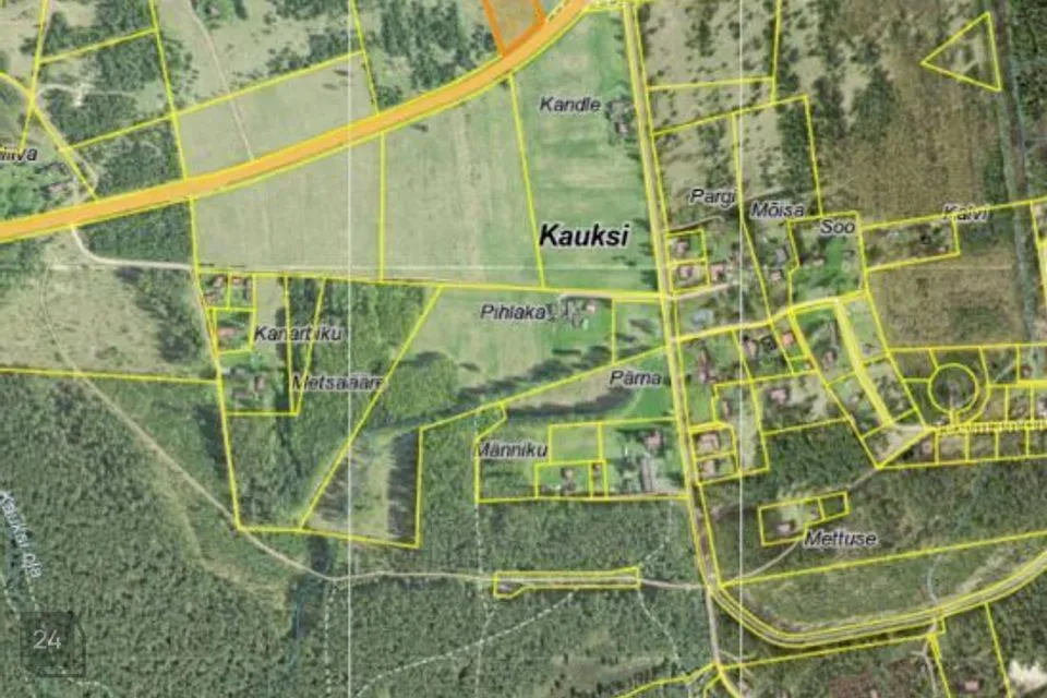 Maatulundusmaa, 20075 m² Maa  -  Alutaguse vald, Kauksi küla - foto 2