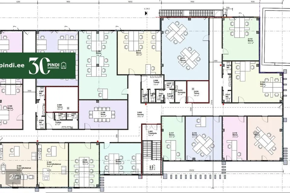 Büroo, 26 m² Äripind  -  Saue vald, Saue linn - foto 4