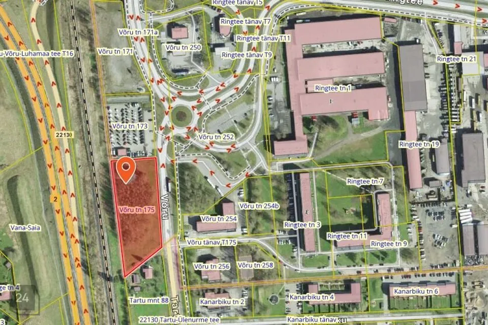 Ärimaa, 6193 m² Maa - Tartu linn, Tartu linn