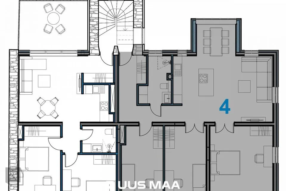 4-toaline Korter  -  Tallinn, Põhja-Tallinna linnaosa - foto 4