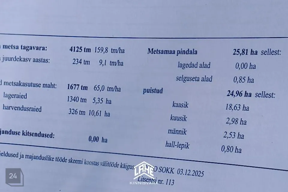 Maatulundusmaa, 312600 m² Maa  -  Valga vald, Koikküla - foto 3