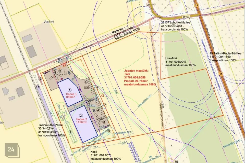 Maatulundusmaa, 26740 m² Maa  -  Kohila vald, Mälivere küla