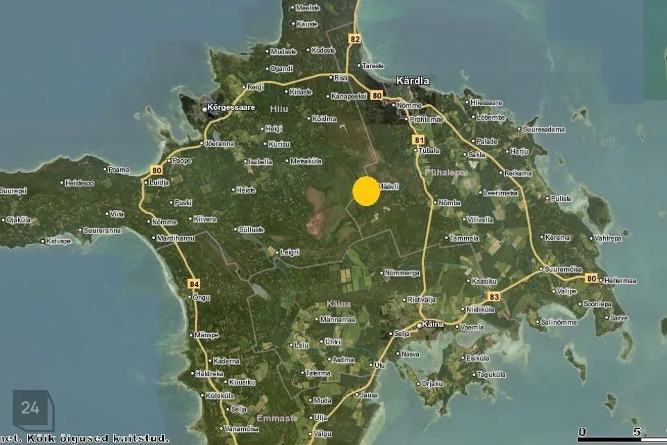 Maatulundusmaa, 307800 m² Maa  -  Hiiumaa vald, Kanapeeksi küla - foto 2