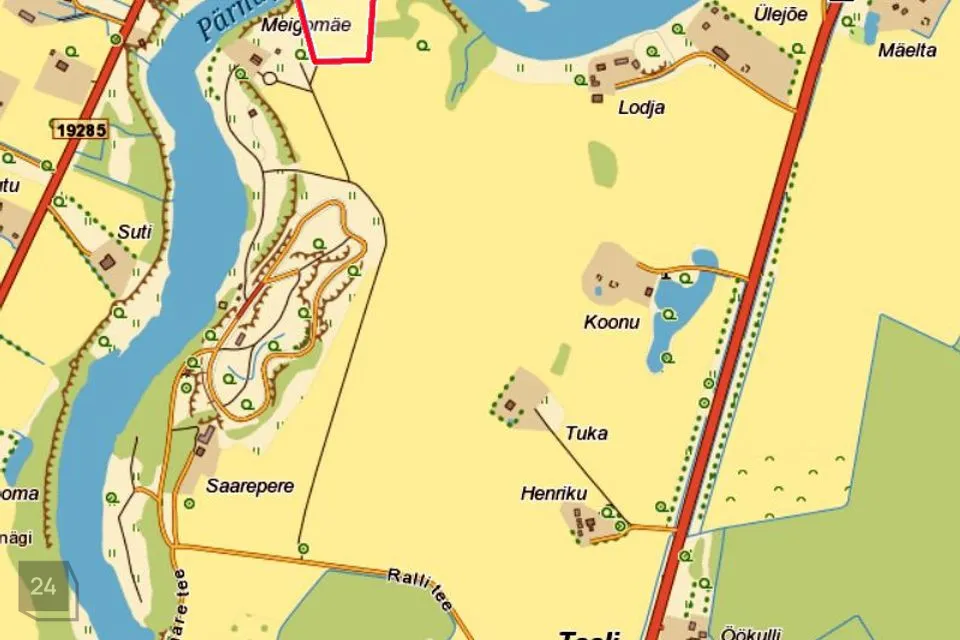 Maatulundusmaa, 15153 m² Maa  -  Tori vald, Taali küla - foto 4