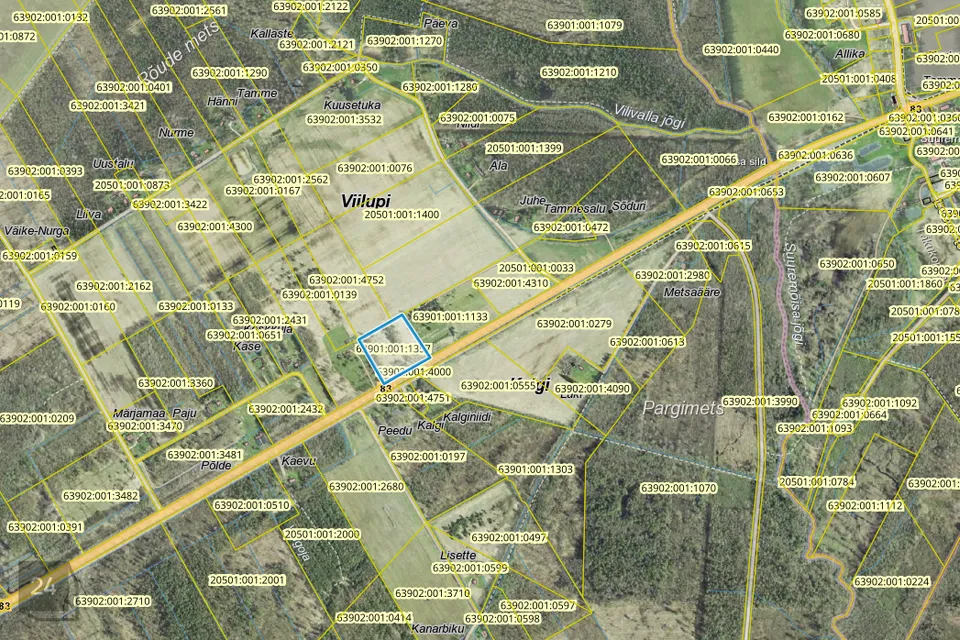 Maatulundusmaa, 19195 m² участок в Hiiumaa vald, Viilupi küla