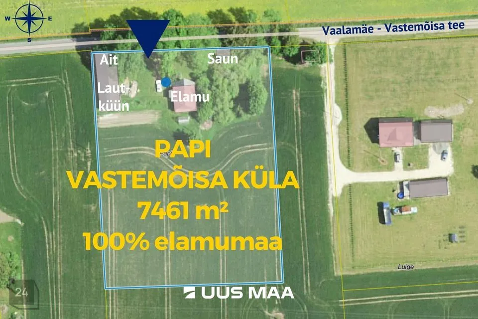 3-toaline Maja - Põhja-Sakala vald, Vastemõisa küla - foto 4