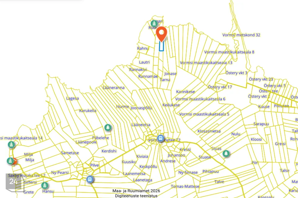 Elamumaa, 20992 m² Maa  -  Vormsi vald, Kersleti küla - foto 4