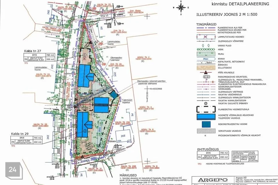 Земля жилой застройки, 782 m² участок в Haapsalu linn, Haapsalu linn - фото 2