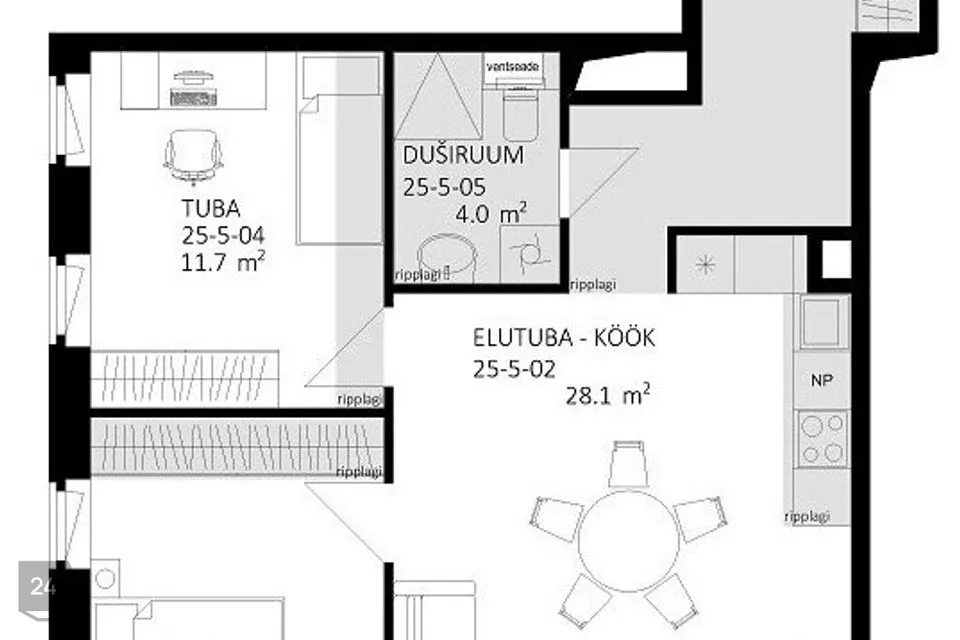 3-room apartment in Tallinn, Haabersti linnaosa - photo 2