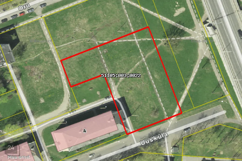 Elamumaa, 2840 m² Maa  -  Narva linn