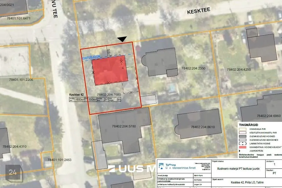 Земля жилой застройки, 600 m² участок в Tallinn, Pirita linnaosa - фото 3