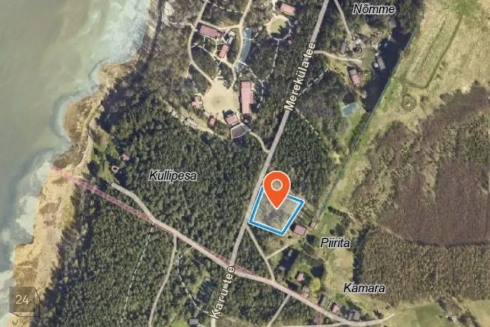 Земля жилой застройки, 2607 m² участок в Häädemeeste vald, Reiu küla