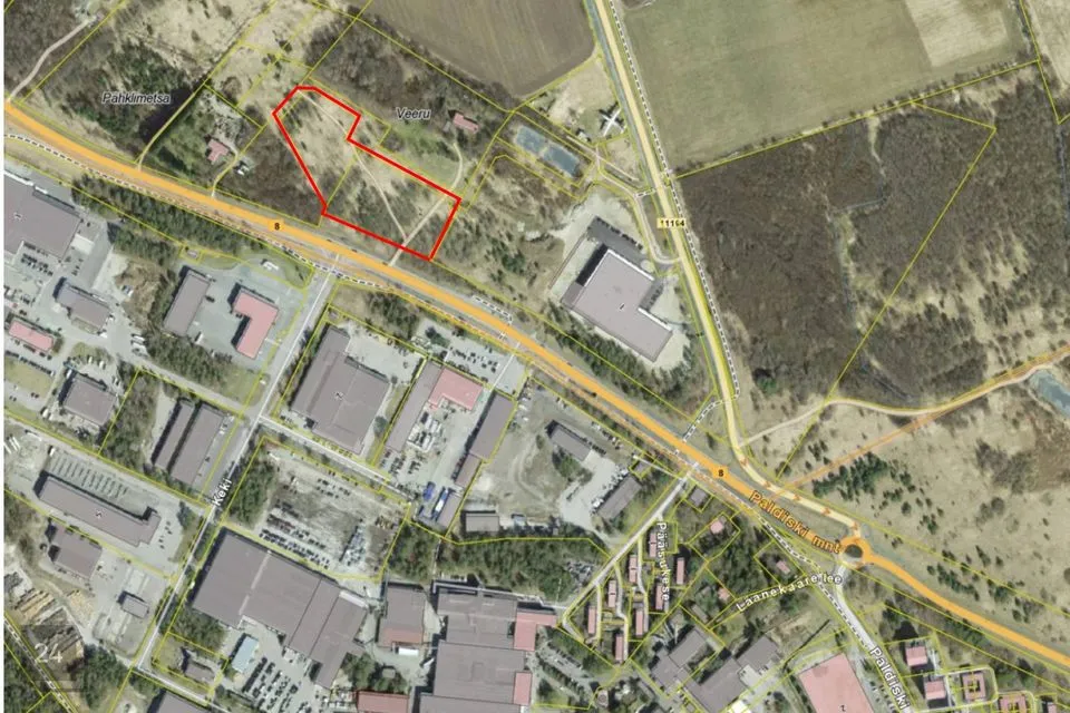 Земля производственного назначения, 9370 m² участок в Lääne-Harju vald, Valkse küla