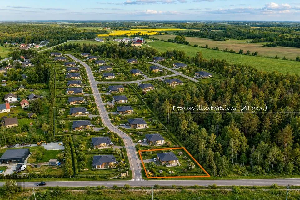Земля жилой застройки, 1281 m² участок в Raasiku vald, Aruküla alevik