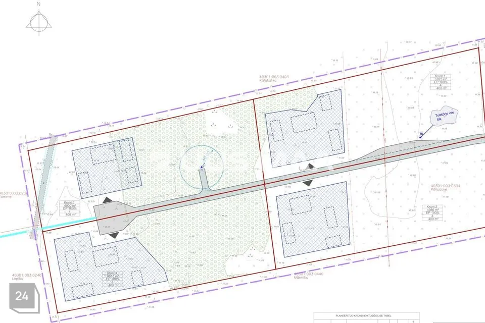 Земля жилой застройки, 4905 m² участок в Saaremaa vald, Laugu küla - фото 2