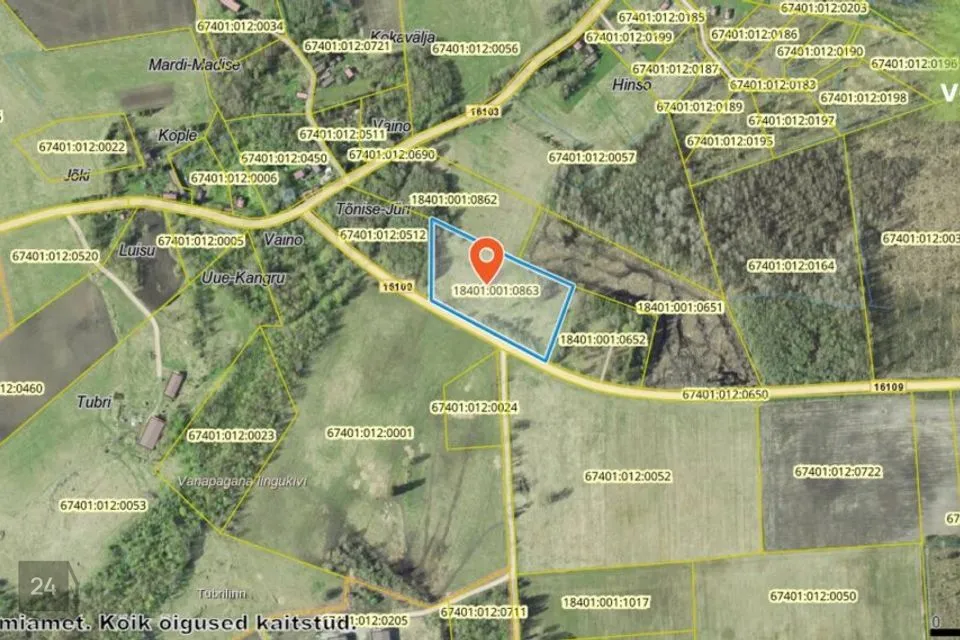 Maatulundusmaa, 18140 m² Maa  -  Haapsalu linn, Saanika küla - foto 2