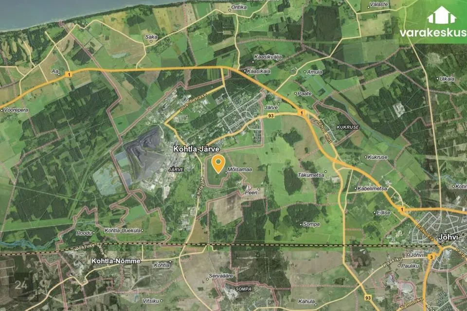 Земля жилой застройки, 3185 m² участок в Jõhvi vald, Mõisamaa küla - фото 2