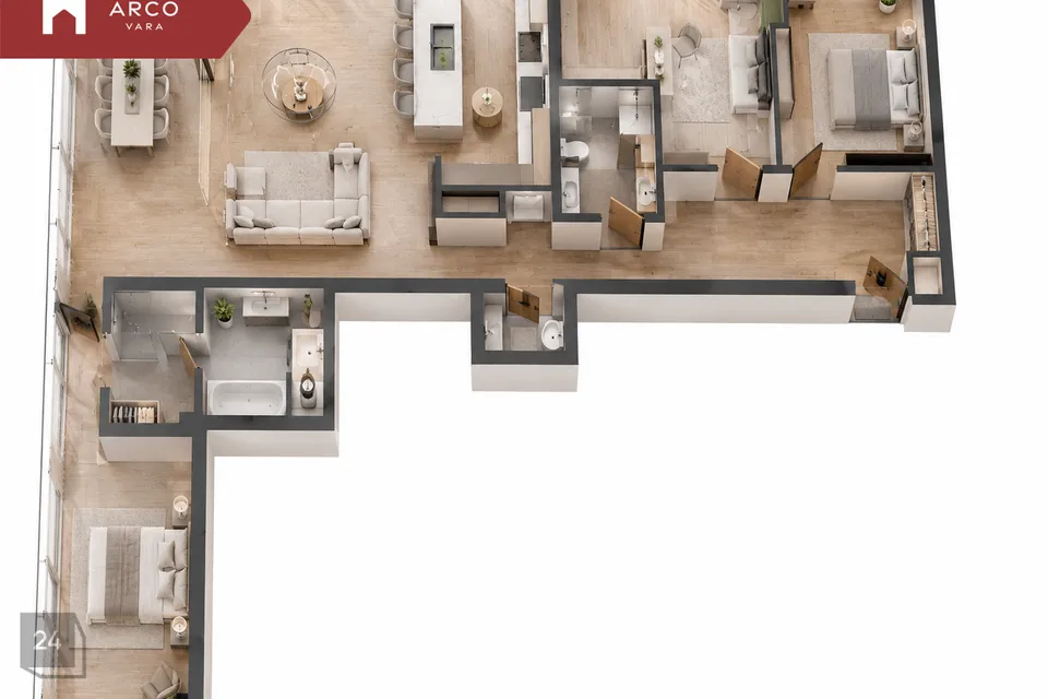 145 m² Квартира в Tallinn, Haabersti linnaosa - фото 2