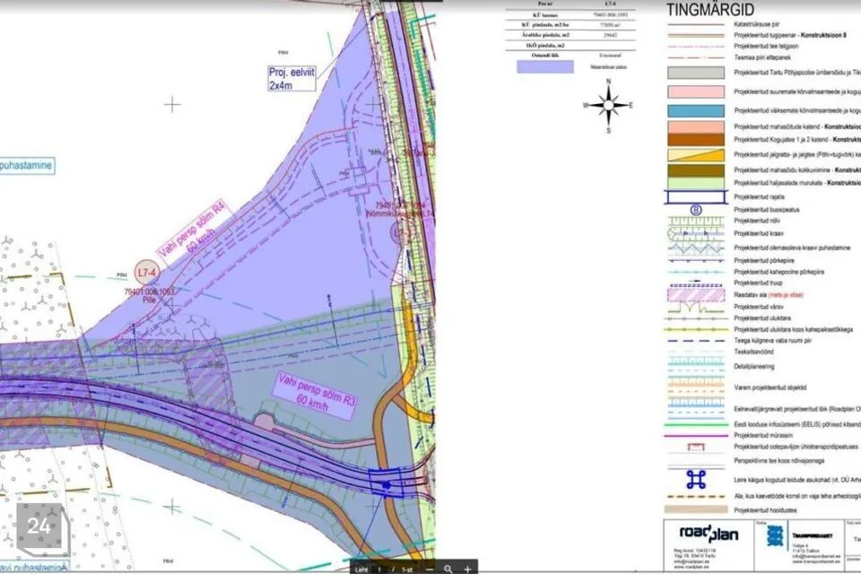 Maatulundusmaa, 2463 m² Maa  -  Tartu vald, Vahi alevik - foto 4