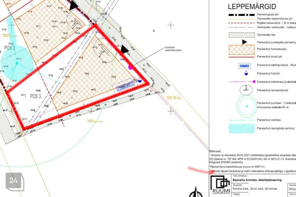 Elamumaa, 2602 m² Maa - Järva vald, Roosna küla - foto 5