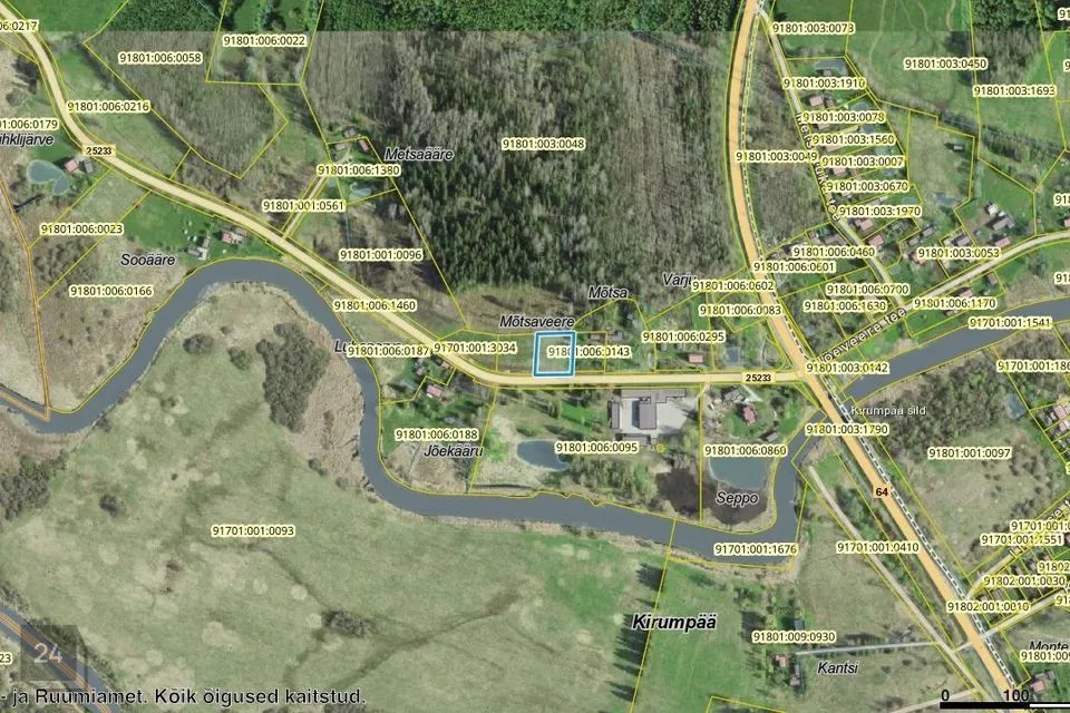 Земля жилой застройки, 1888 m² участок в Võru vald, Kirumpää küla - фото 2