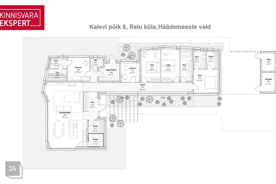 Elamumaa, 1842 m² Maa - Häädemeeste vald, Reiu küla - foto 3