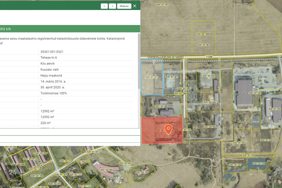 Tootmismaa, 12597 m² Maa  -  Kuusalu vald, Kiiu alevik - foto 2