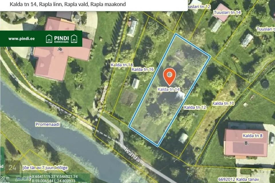Земля жилой застройки, 790 m² участок в Rapla vald, Rapla linn - фото 2