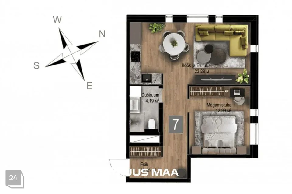 2-toaline Korter - Tallinn, Mustamäe linnaosa - foto 4