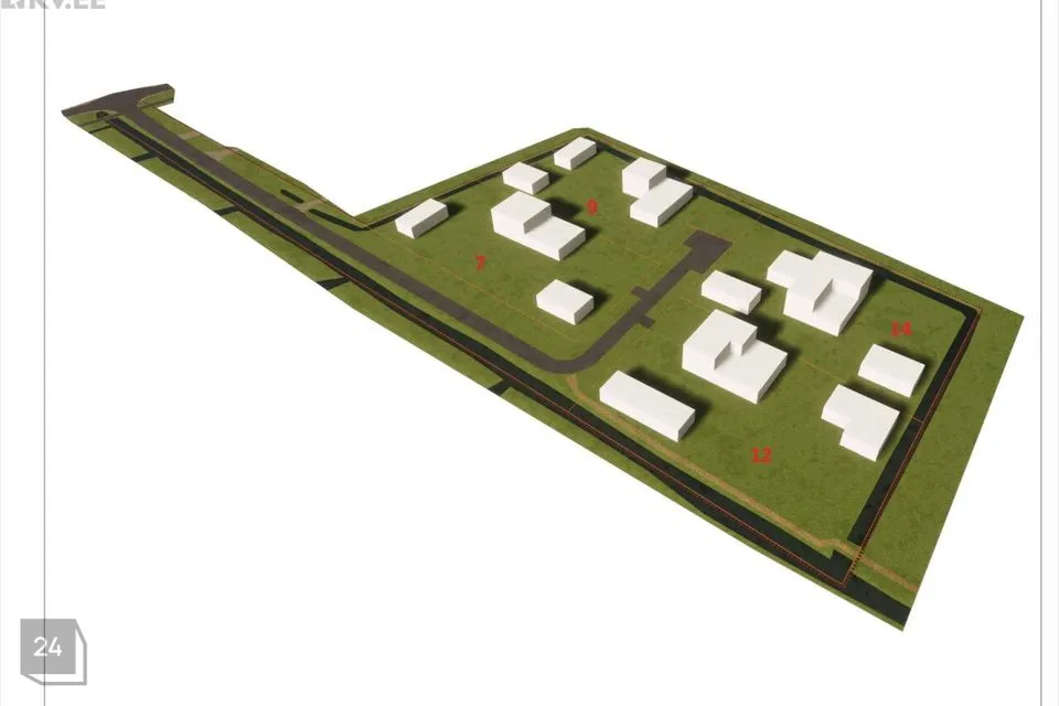 Elamumaa, 3002 m² Maa  -  Saaremaa vald, Kudjape alevik - foto 2