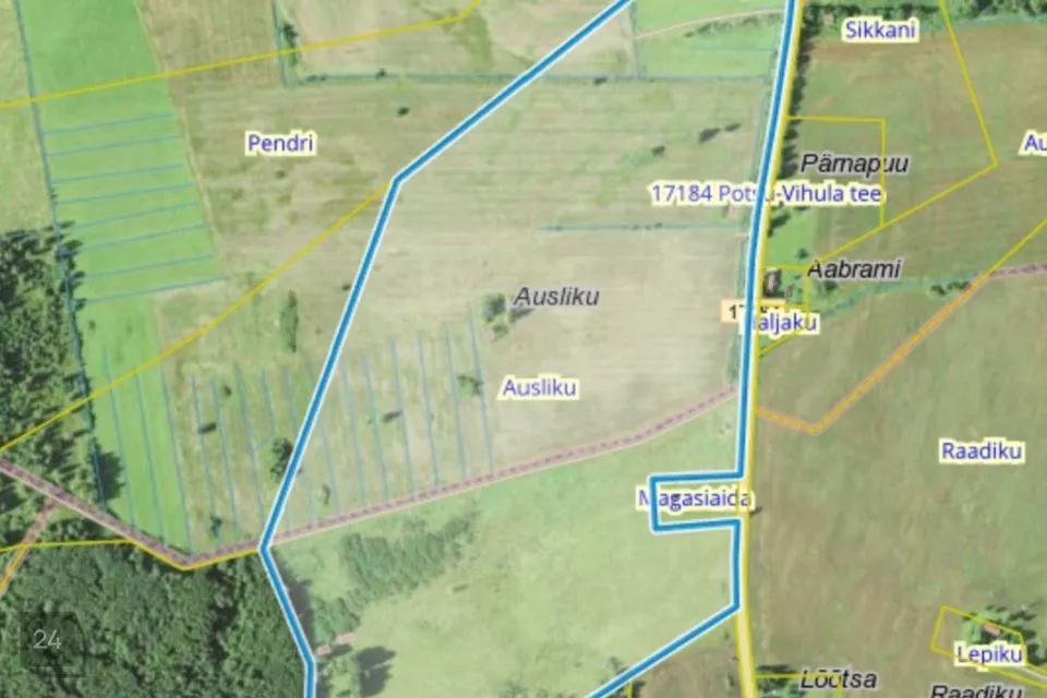 Maatulundusmaa, 391602 m² Maa - Haljala vald, Vihula küla